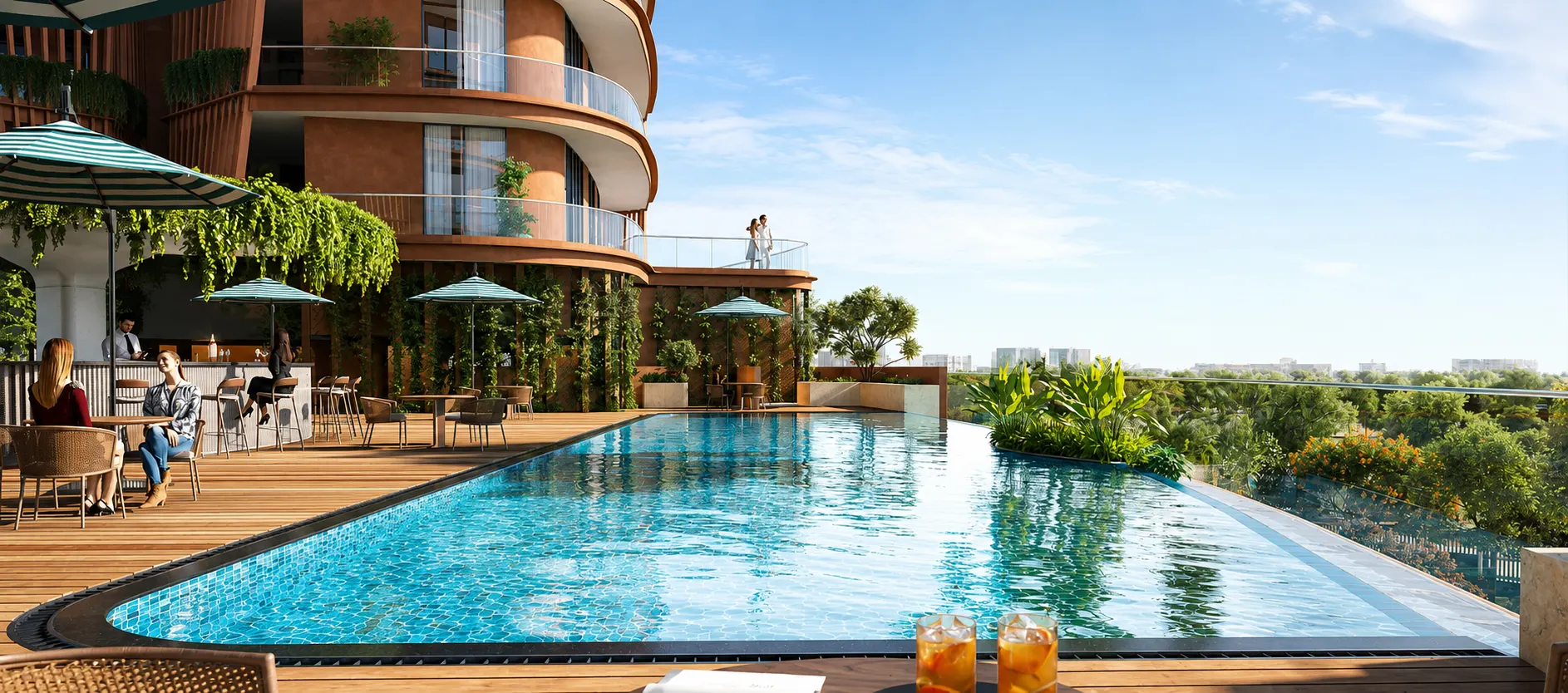 Luxury residential tower at Eldeco Terra and Sol