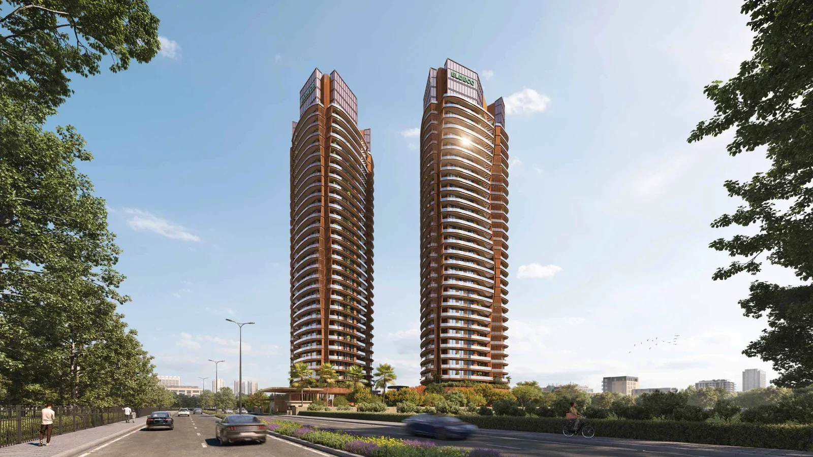 Eldeco Terra and Sol tower view